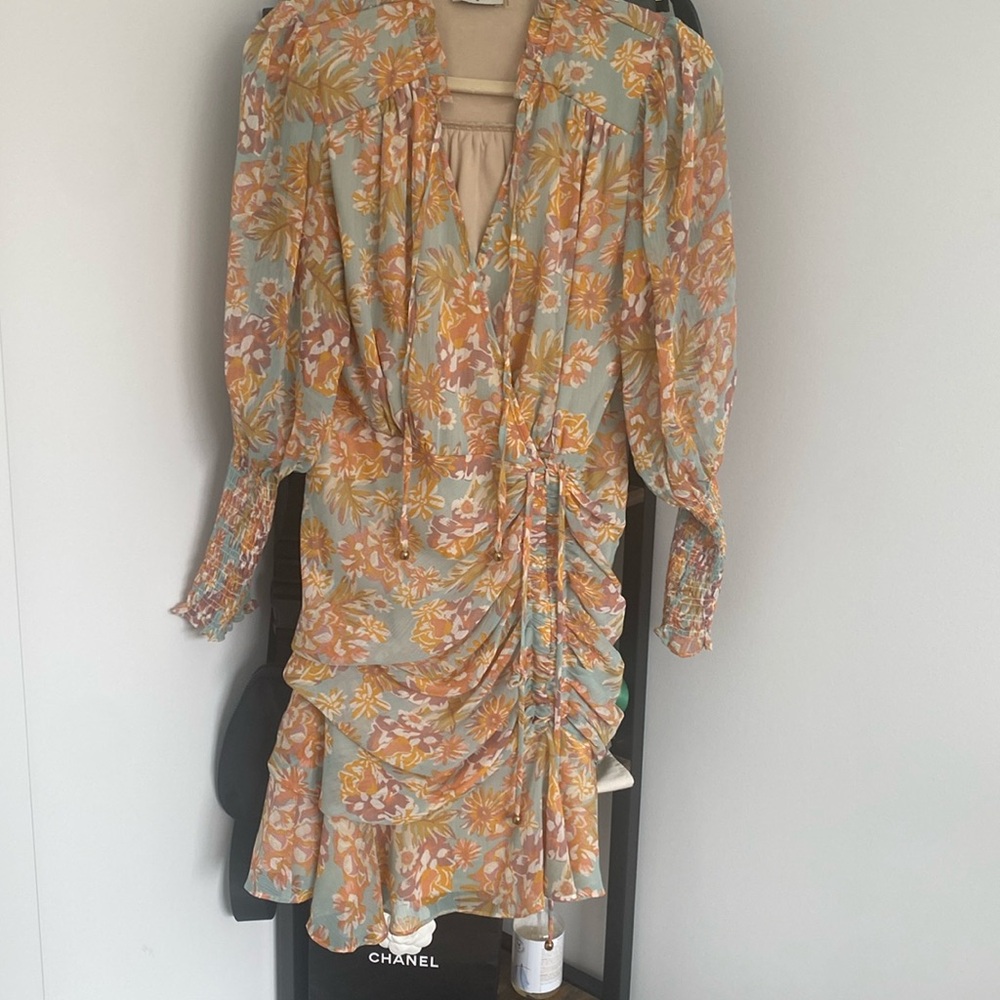Floral long sleeve dress